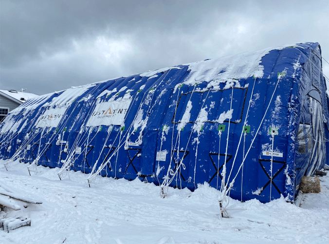 Do Inflatable Buildings Provide Good Insulation?