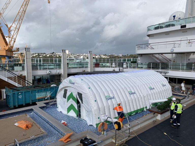 Weather Protection for Cruise Ship Pool Refurbishment | France